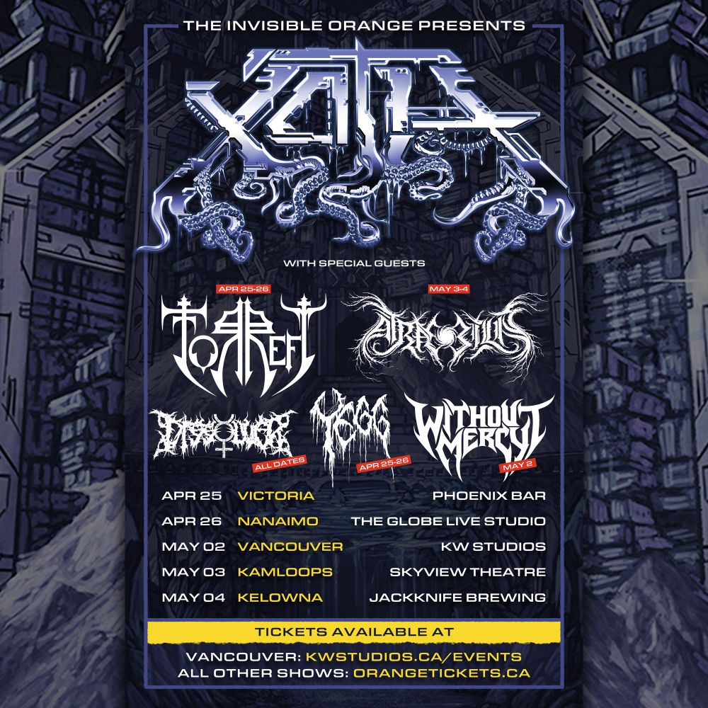 Xoth BC Canada tour dates