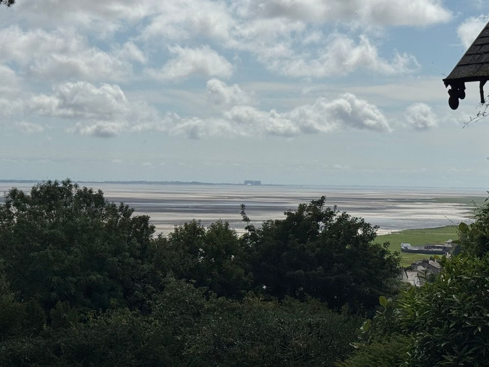 View of Kent Estuary from Grange over Sands. 