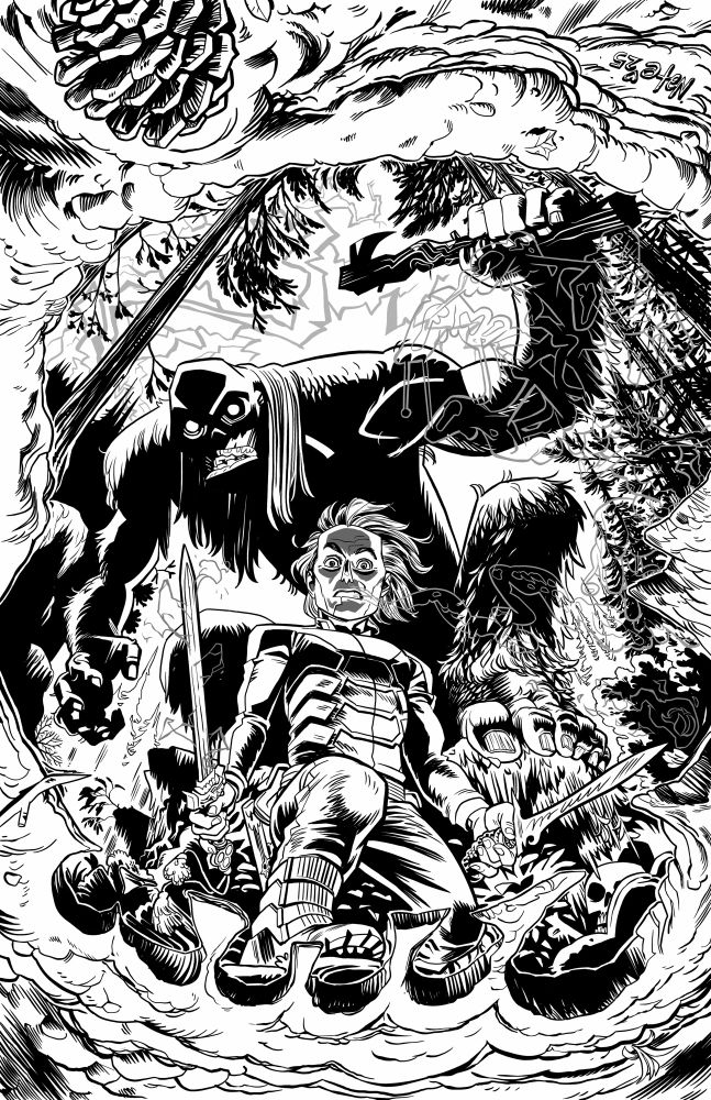 Cover D by Nate Bellegarde, no colors yet