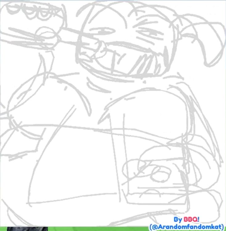 Drawing of Gilberts's avatar as that one picture of the guy on the couch sipping beer and holding the remote