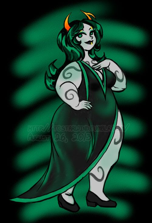 illustration of porrim from homestuck