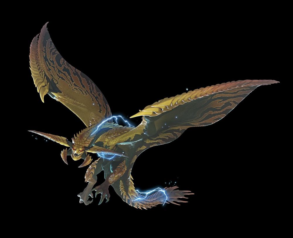 official rey dau render for monster hunter stories 3