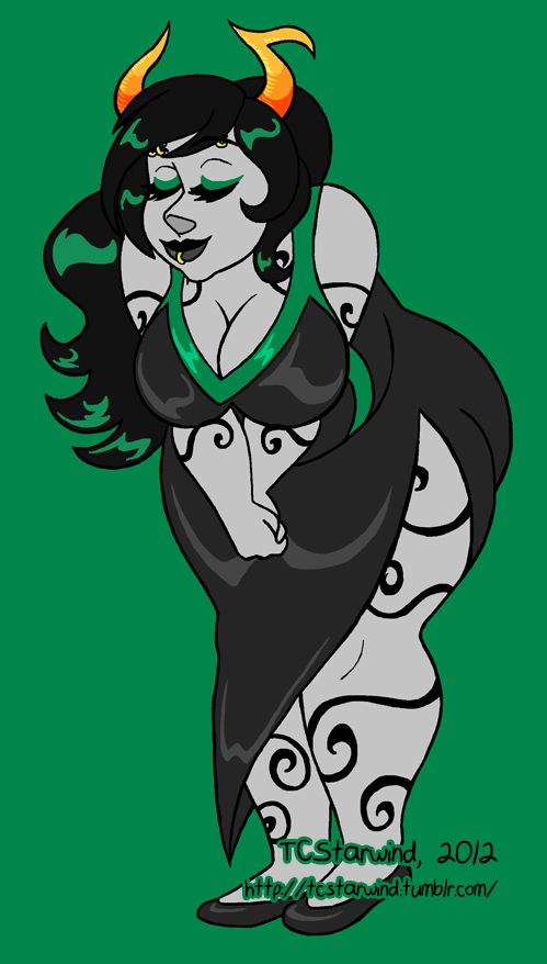 illustration of porrim from homestuck