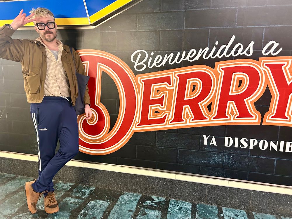 Me with a sign from Derry 