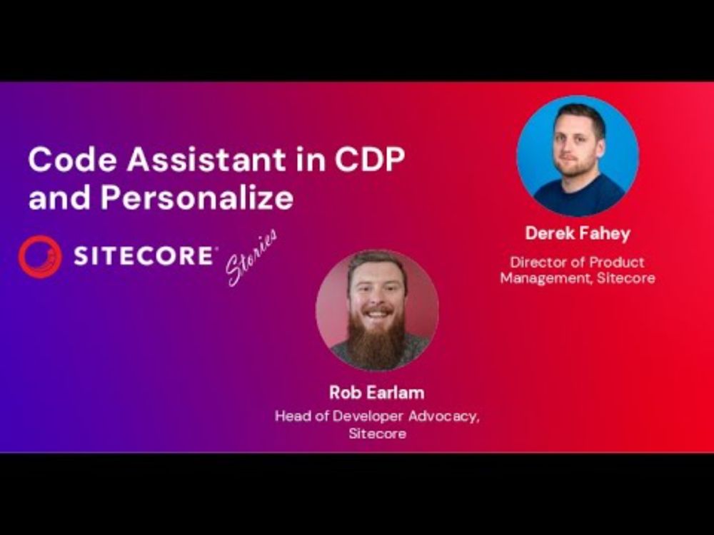 Sitecore Stories - Code Assistant in CDP & Personalize
