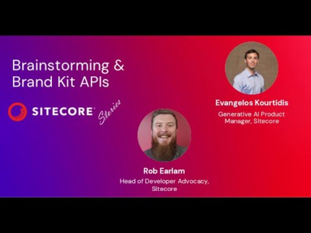 Sitecore Stories - Brainstorming & Brand Kit APIs