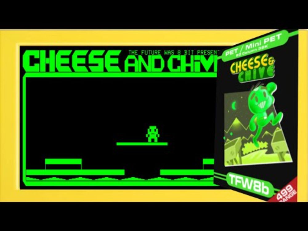 Cheese and Chive | Commodore Pet | 2024 | Misfit | Ein großartiger Platformer auf dem Pet!!!