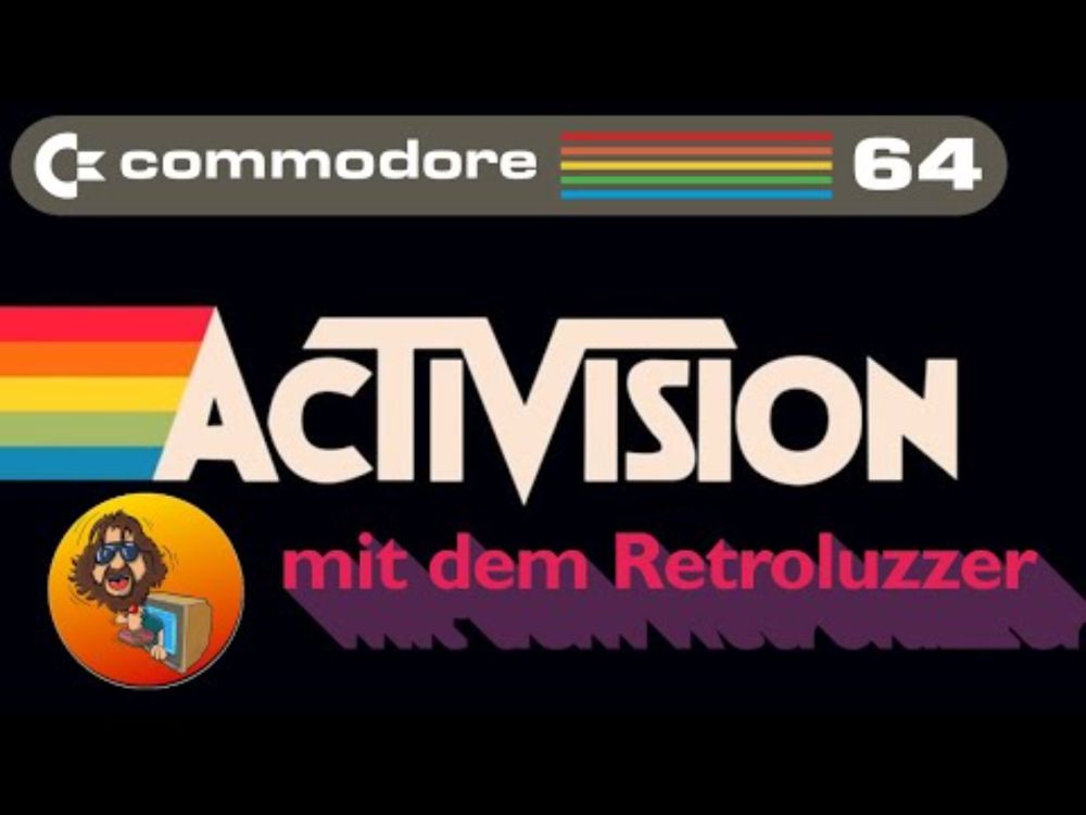 Activision Games auf dem Commodore 64 | Als Gast C64-Gott @Retroluzzer