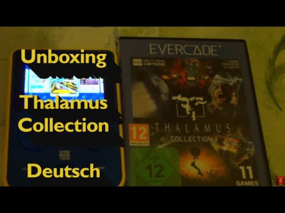 Unboxing Blaze Evercade Thalamus Collection 1 Cartridge | Die Evercade Serie