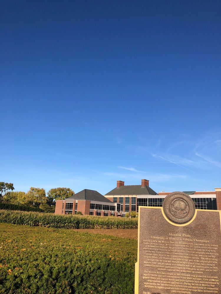 First US experimental crop field at UIUC!