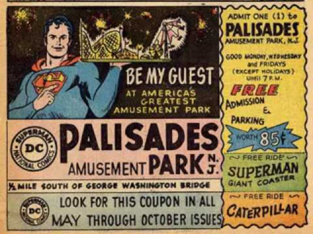 Palisades Amusement Park Radio Commercial