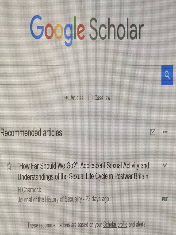 Google Scholar homepage recommending my own article to me!