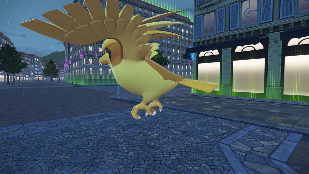 The shiny Pidgeot