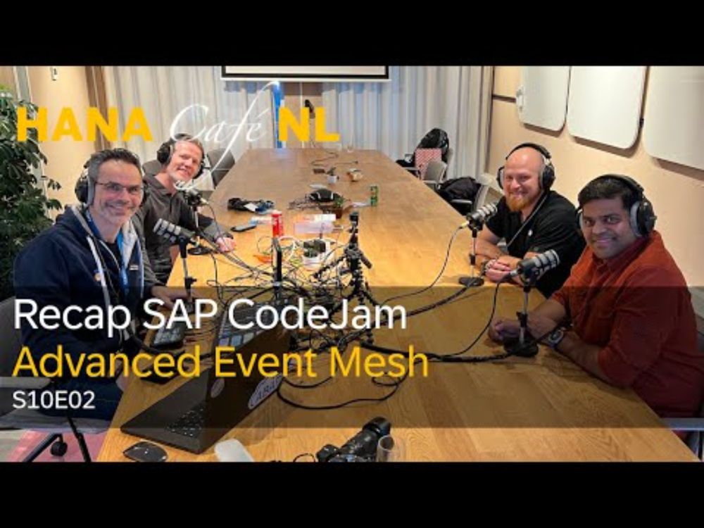 Recap SAP CodeJam Zoetermeer with Advanced Event Mesh (S10E02)