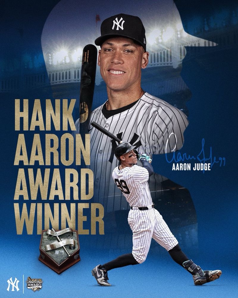 2024 Hank Aaron Award Winner: Aaron Judge