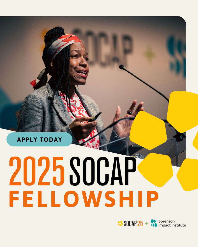 Apply today. 2025 SOCAP Fellowship.