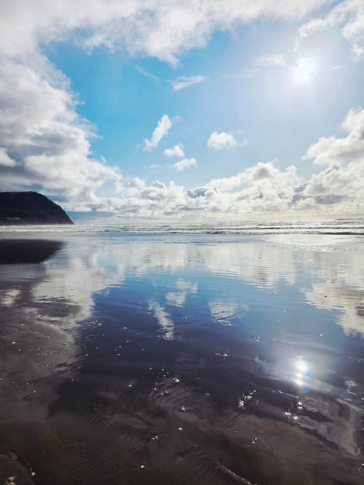 Beach in Seaside, Oregon 