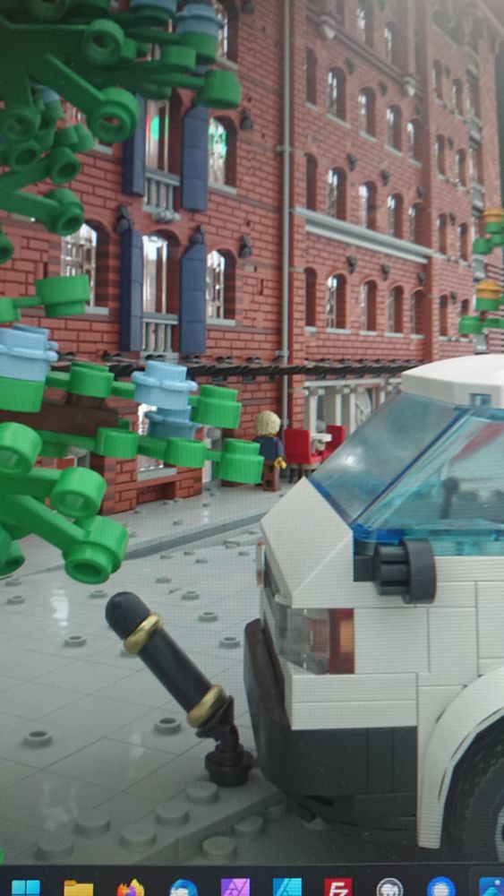 Custom LEGO model of buildings in Lüneburg, Germany, by Benjamin Albrecht from albrick.de