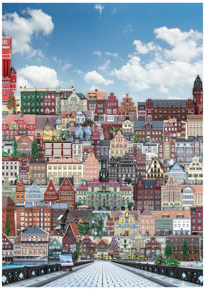 Greetings from Lüneburg aus Lego© – Have a wonderful weekend, everyone!

Custom LEGO model of buildings in Lüneburg, Germany, by Benjamin Albrecht from albrick.de