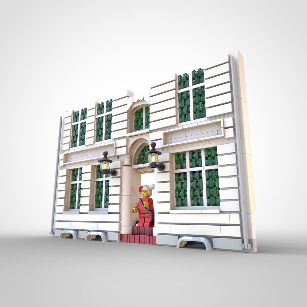 Custom LEGO model of buildings in Lüneburg, Germany, by Benjamin Albrecht from albrick.de