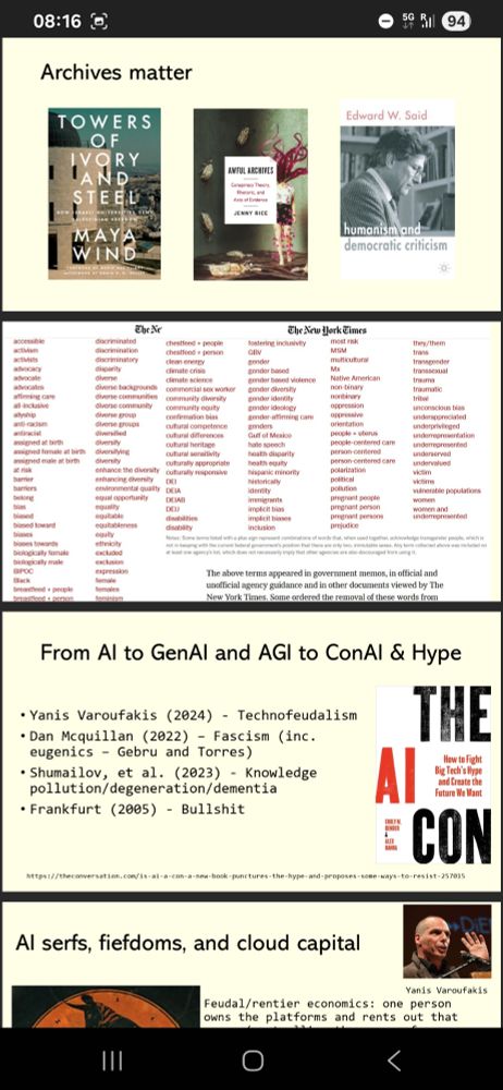 Slides with aims and content of my talk which will be made available on the EATAW website in due course.
