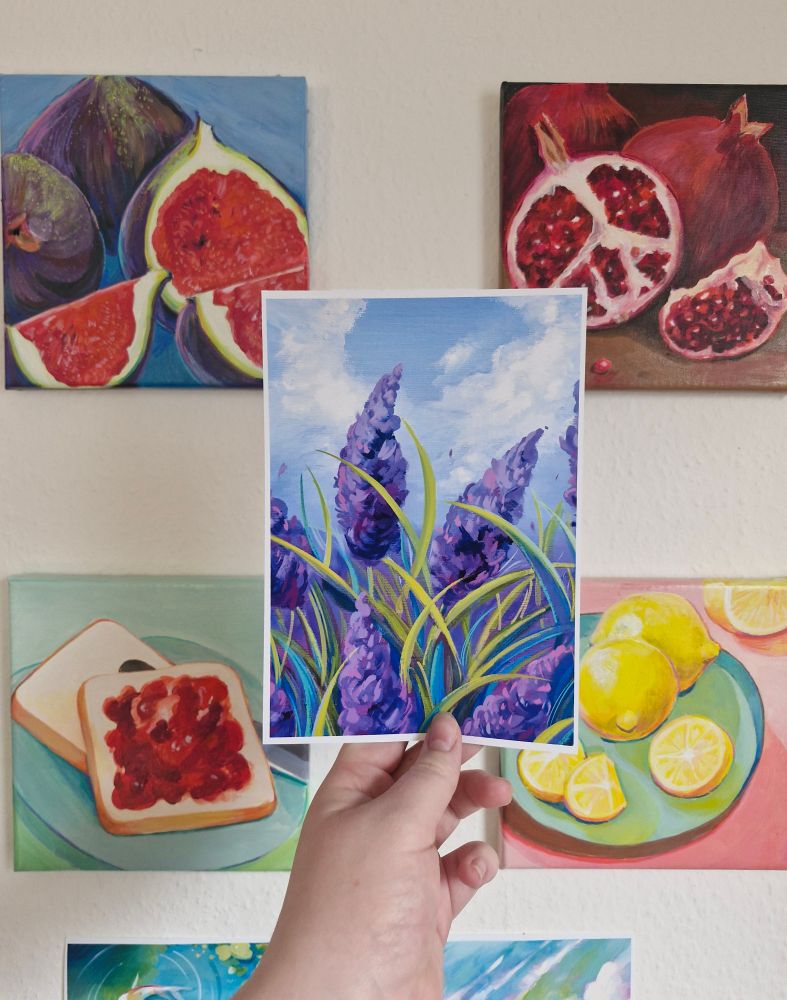 A print of an acrylic painting that I did.