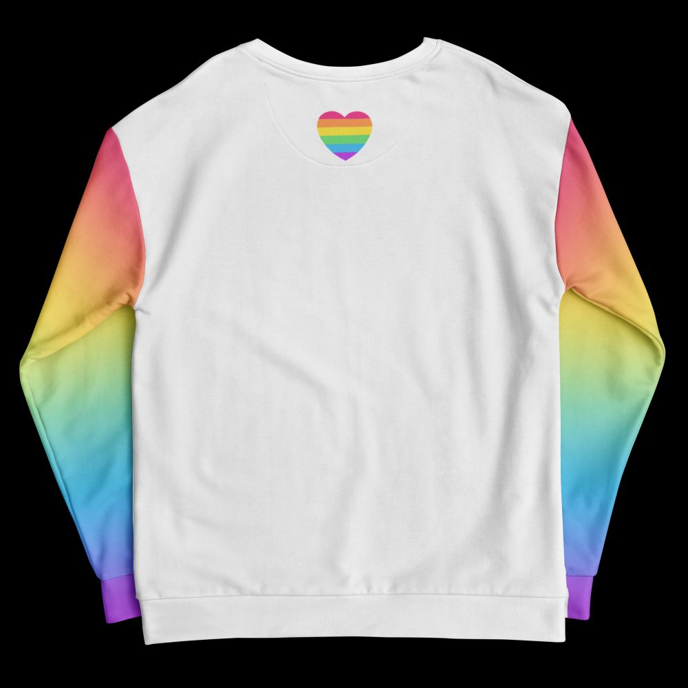 The back of the pride potion sweatshirt (Progress Potion) 