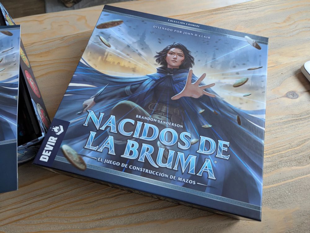 Juego de mesa de Nacidos de la Bruma, basado en los libros de Brandon Sanderson.