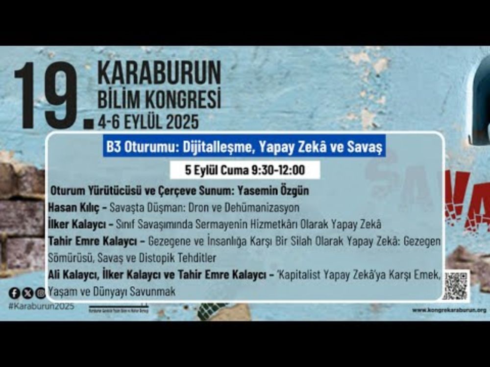 19. Karaburun Bilim Kongresi B3 Oturumu