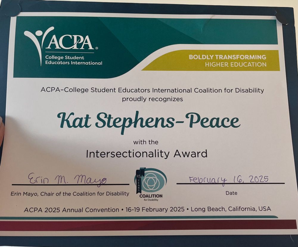 Recognition! Gratitude! 