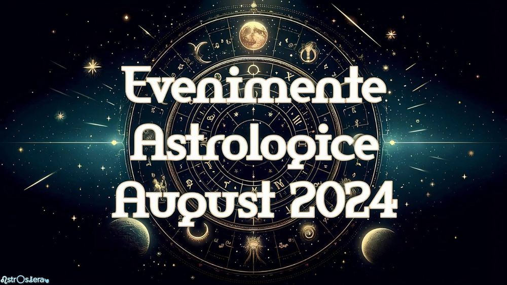 ✨Evenimente Astrologice August 2024: Ce Ne Rezervă Astrele Pentru Luna August 2024?