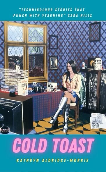 Book cover: woman in silver boots watching tv