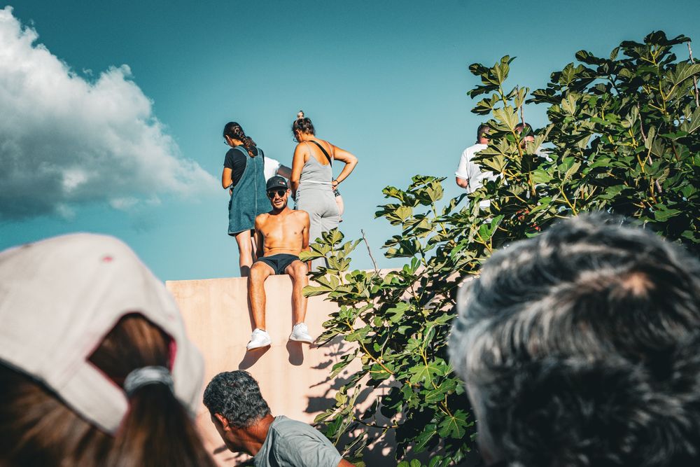 Residents Taking Refuge during Bull Run // Azores 2022