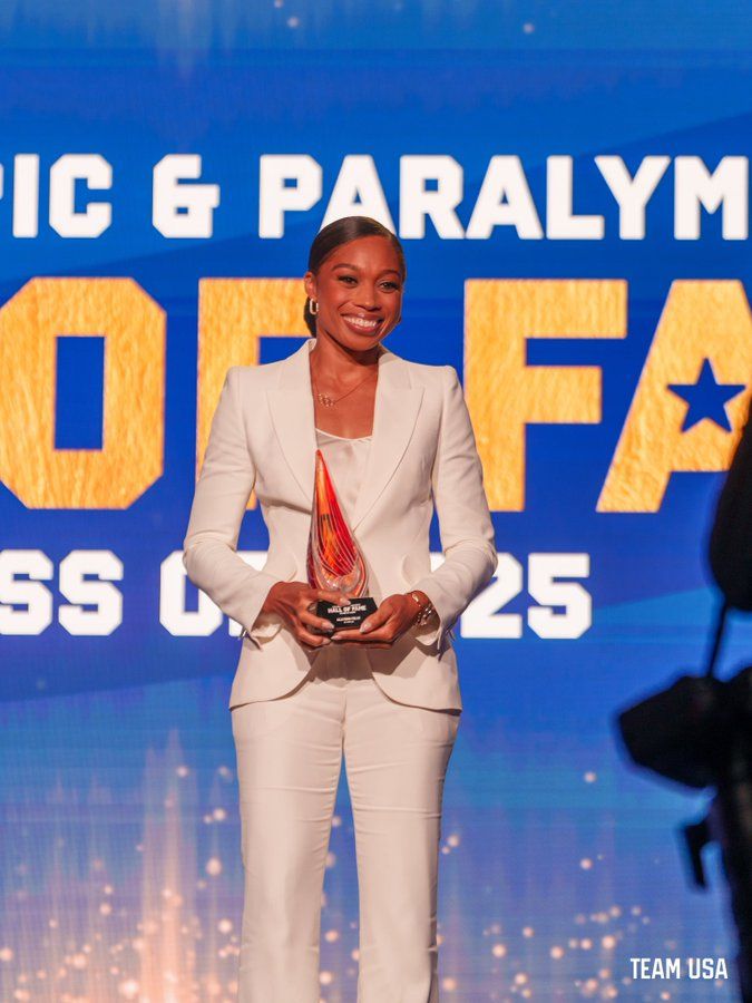Allyson Felix inducted into U.S. Olympic & Paralympic Hall of Fame 👑🇺🇸
