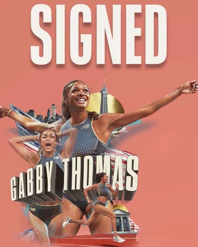 🚨Three-time Olympic gold medalist Gabby Thomas has signed with Grand Slam Track.