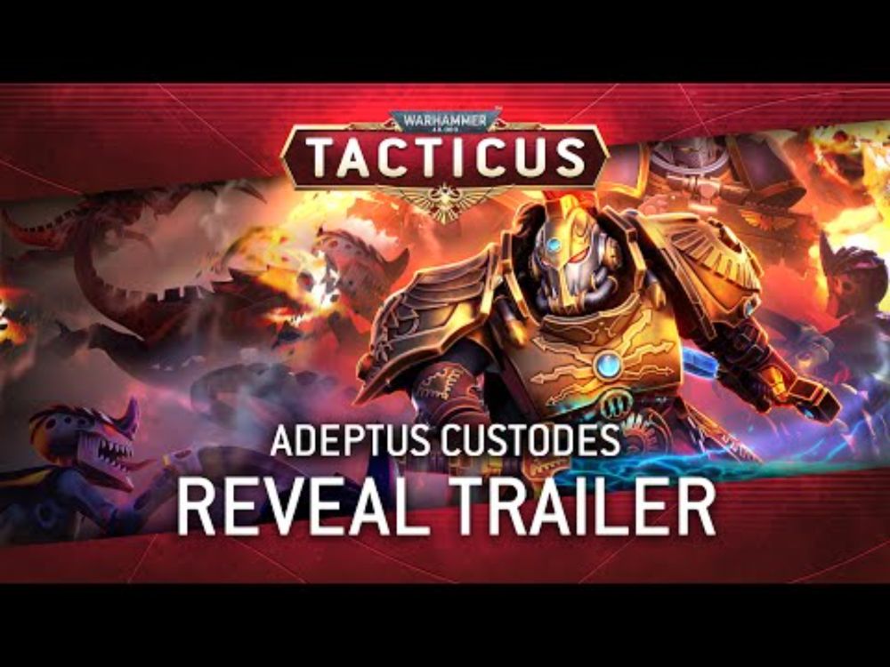 Warhammer 40,000: Tacticus -- Adeptus Custodes Trailer!