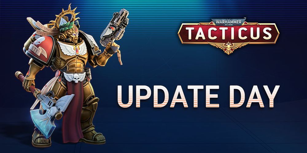 Concept art of Dante, an upcoming collectible character in the mobile strategy game "Tacticus." Man, he's gotta be sweaty under that mask.