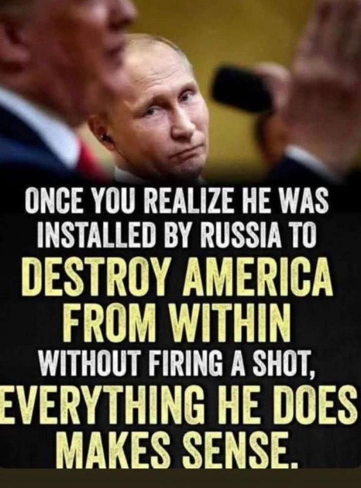 ONCE YOU REALIZE HE WAS INSTALLED BY RUSSIA TO DESTROY AMERICA FROM WITHIN WITHOUT FIRING A SHOT, EVERYTHING HE DOES MAKES SENSE.