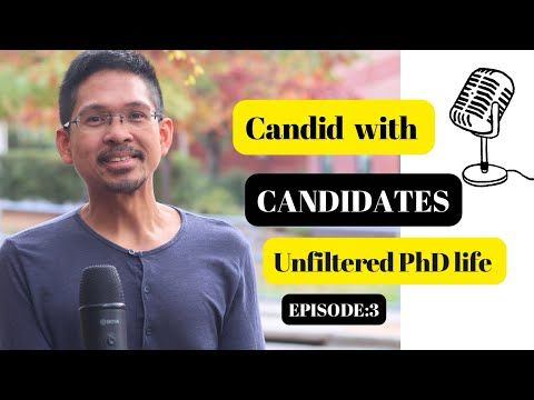 Candid with candidates:Unfiltered PhD life|Epi 3|Jed Alegado| Resources,Environment and Development