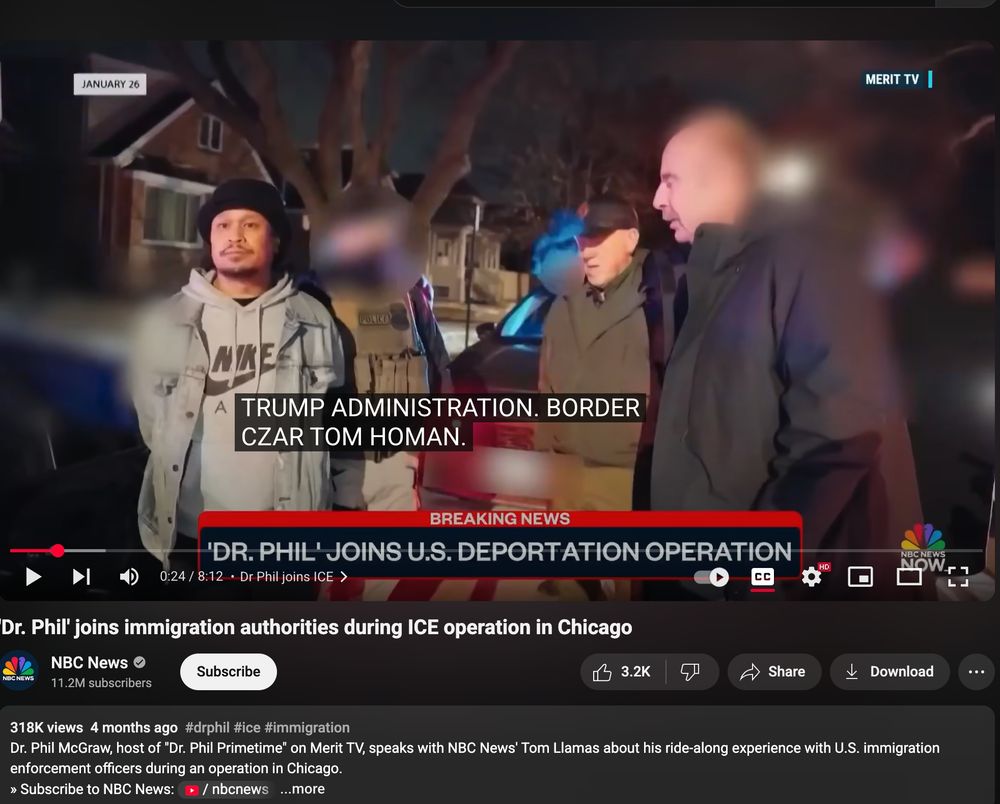 dr phil goes along on an ice raid january 26 2025