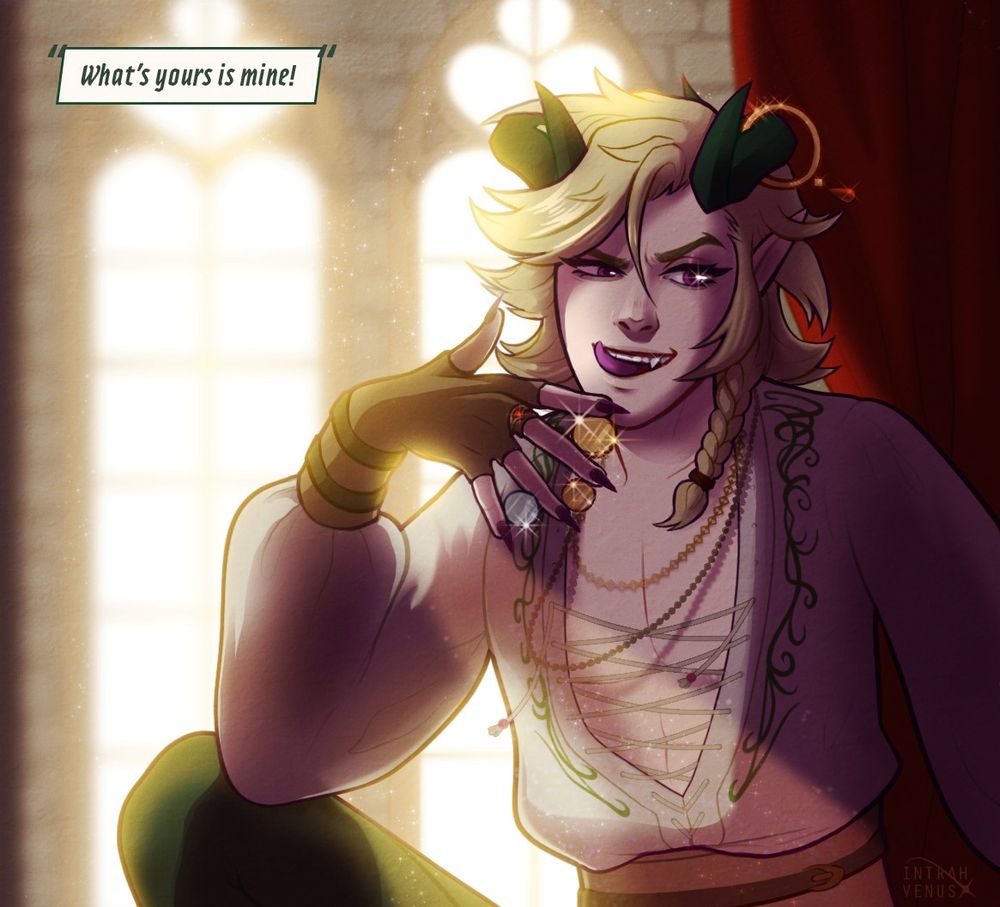 An illustration of Lark liberating somebody's coin. A text box reads "What's yours is mine!"