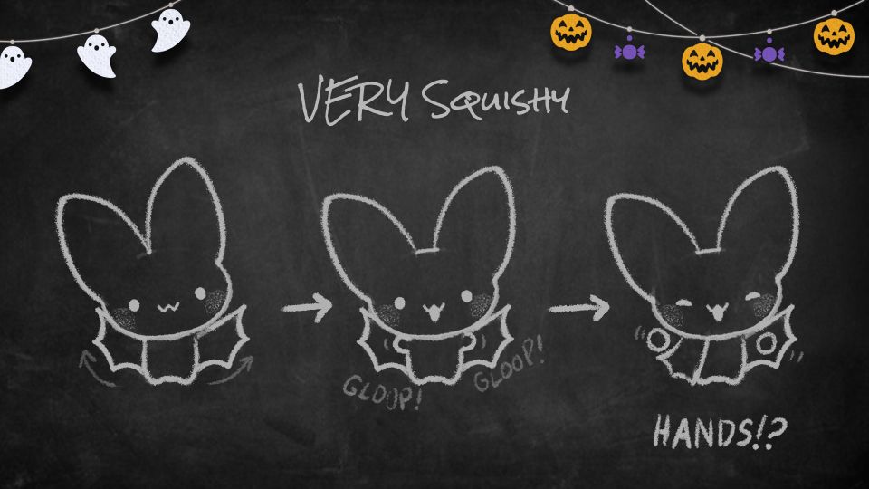 "VERY Squish" above a diagram showing how bloodlings can grow "hands"