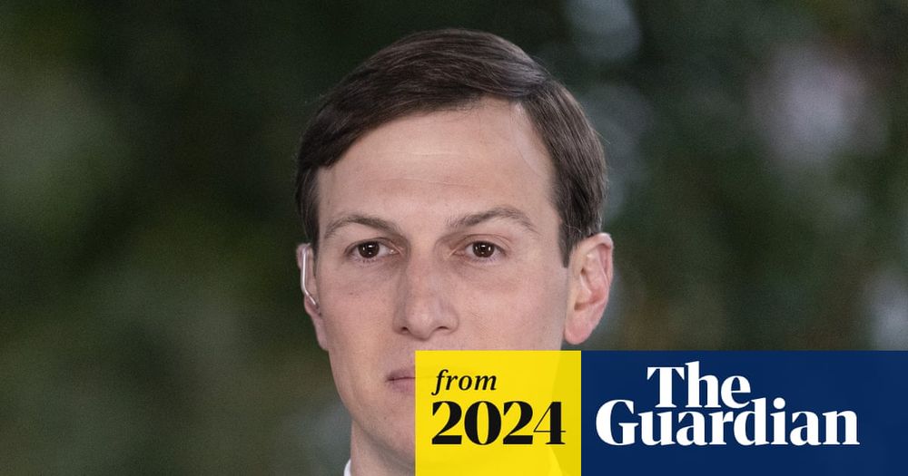 Donald Trump’s son-in-law also says Israel should bulldoze an area of the Negev desert and move Palestinians there