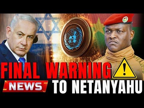 Traoré Stuns the World at the UN – What Was His Final Warning to Netanyahu ?