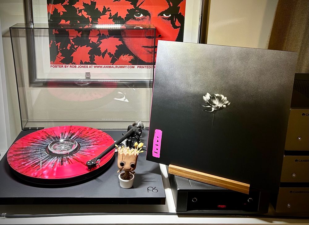 Lotus by Little Simz playing on a turntable 