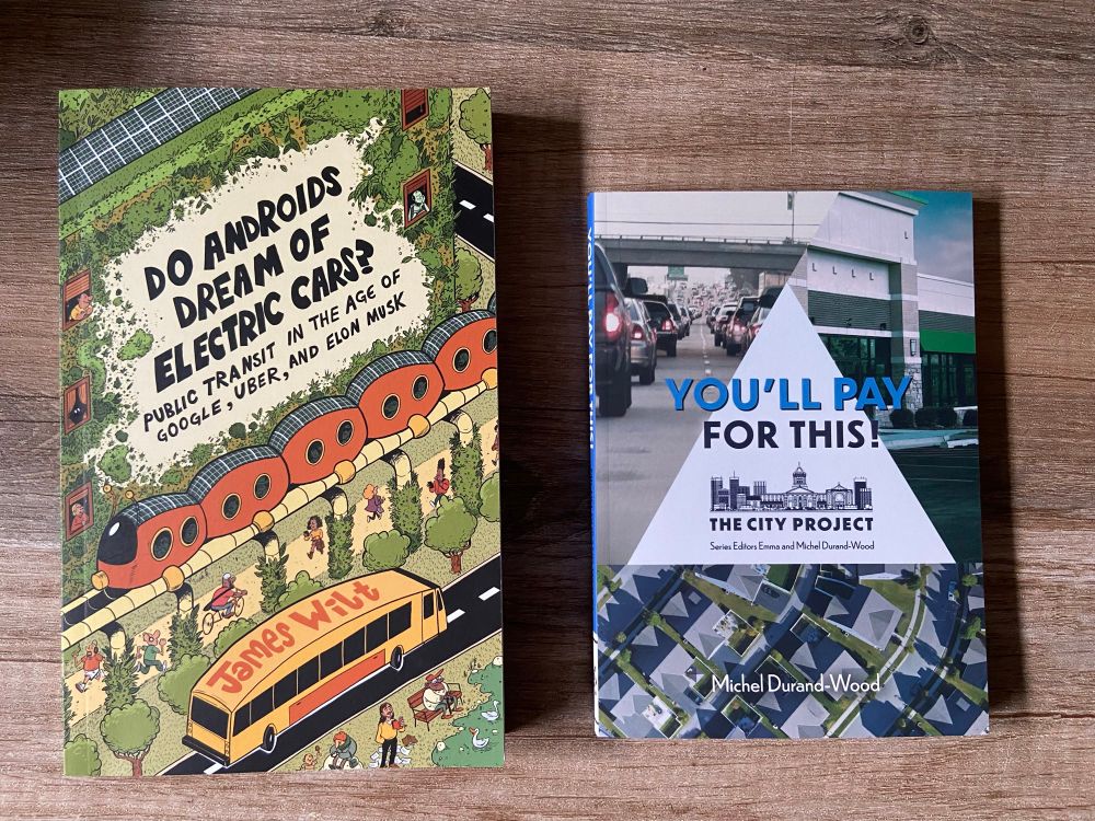 Do androids dream of electric cars by James Wilt, and You’ll pay for this by Michel Durand Wood