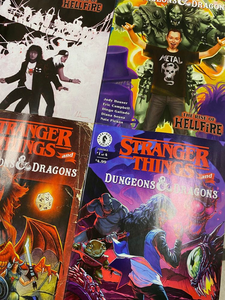 STRANGER THINGS D&D RISE OF HELLFIRE #1