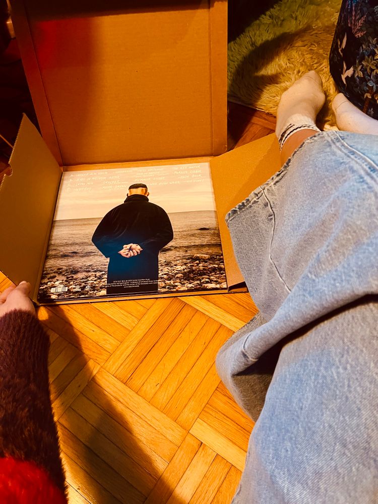 In Pappe aufgeklappte Vinyl Deichkind LP Neues vom Dauerzustand