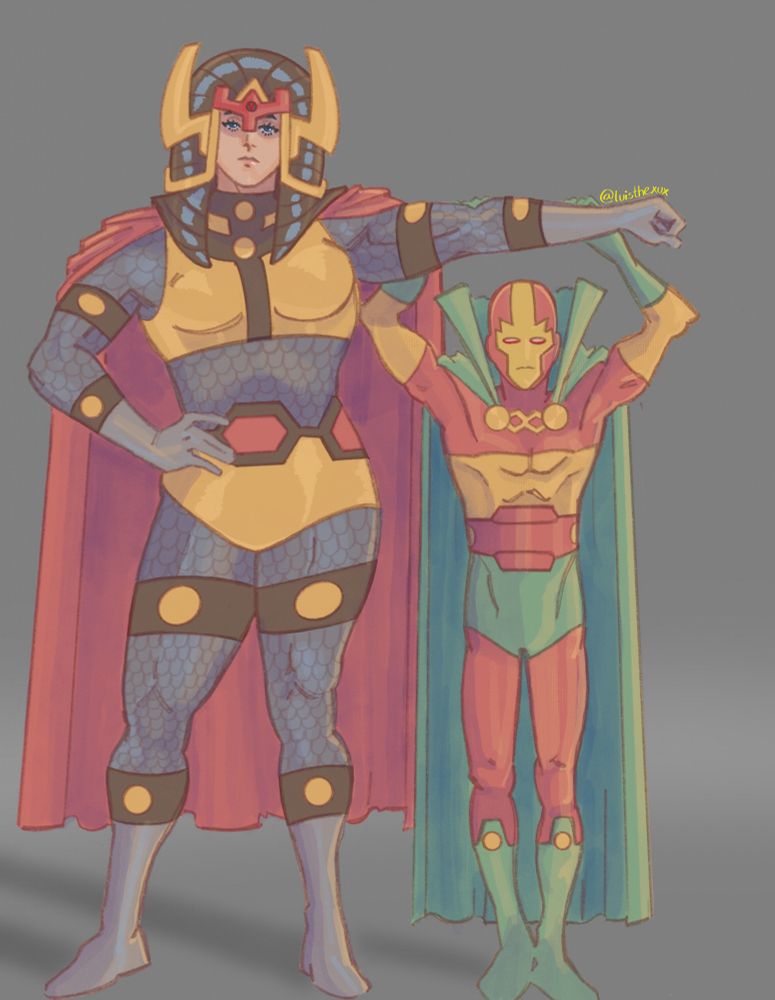 The best married couple in DC Comics: Big Barda💪 & Mr. Miracle✨