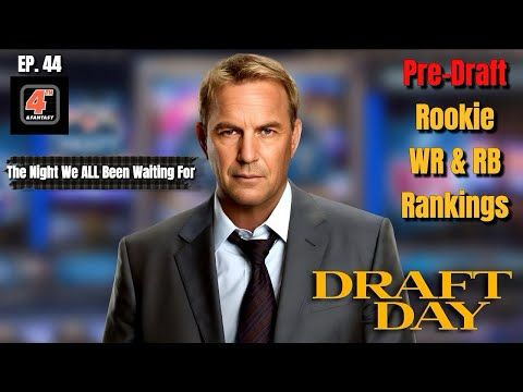 Huncho Drops Pre-Draft Rookie WR & RB Rankings | NFL Draft Day Edition 💥